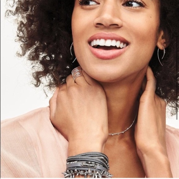 :: Stella & Dot Yves Leather Wrap Bracelet - Picture 4 of 4